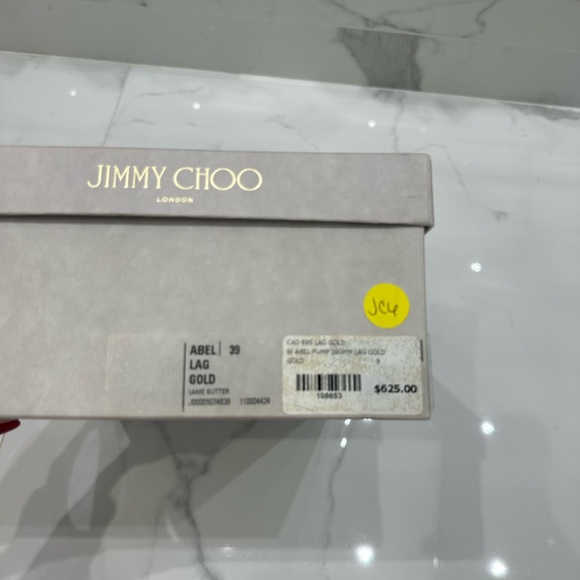 JIMMY  CHOO  classic shoes, light gold color , size 39 - Picture 6 of 6